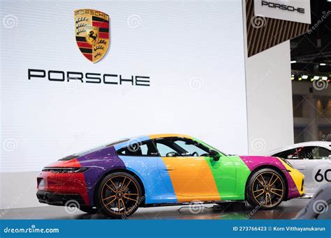 Bangkokthailand March 30 2023 Porsche 911 Carrera Gts 30 Years