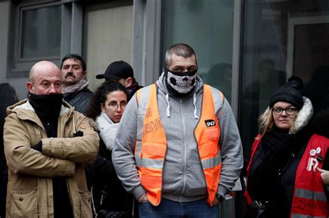 Mass Strikes Take Place Across France Against Pension Reforms News Site