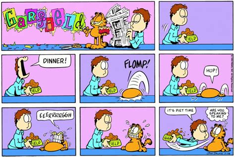 Garfield | Daily Comic Strip on July 19th, 1992 | Garfield comics, Fun comics, Garfield cartoon