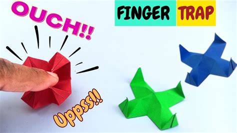 How To Make Finger Trap Origami Diy Origami Finger Trap Paper Anti