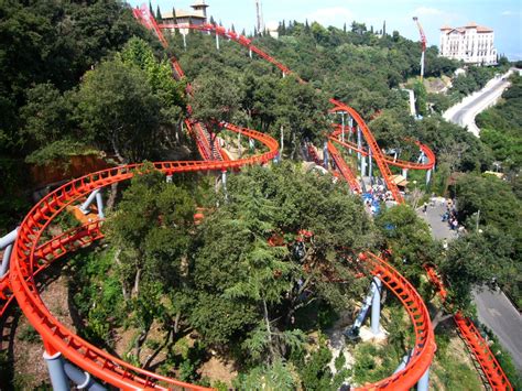 Tibidabo En Barcelona Parque Municipal En España