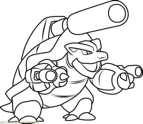 Desenhos De Blastoise Para Imprimir E Pintar Colorir