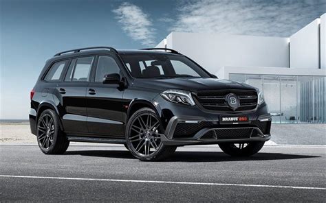 Mercedes Benz Gls 63 2017 Brabus Tuning 4matic Black Mercedes