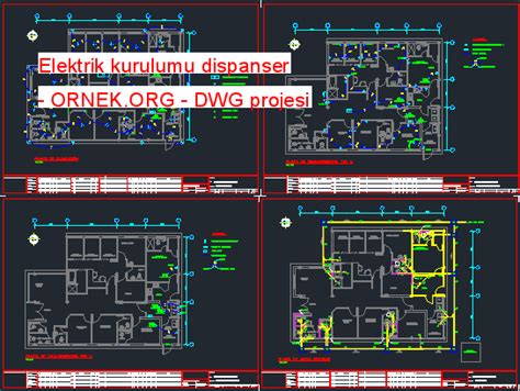 Elektrik Kurulumu Dispanser Dwg Projesi Mixer Music Instruments