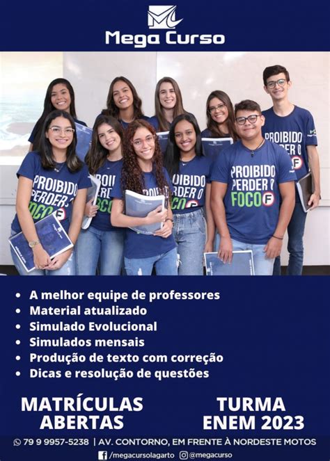 Mega Curso Abre Turma Preparat Ria Para O Enem Matricule Se J