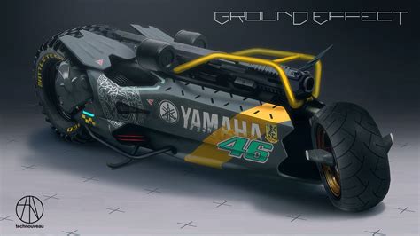 Ground Effect Bike Rasmus Poulsen Futuristic Motorcycle Vehicles