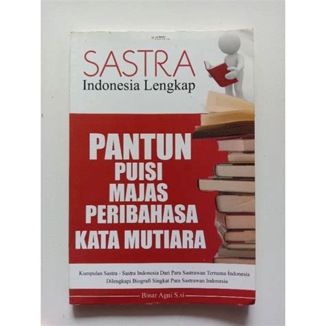 Jual Buku Sastra Sastra Indonesia Lengkap Pantun Puisi Majas