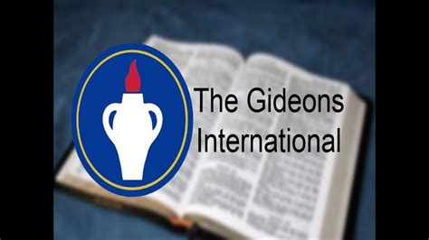 The Gideons International Guest Speaker - YouTube