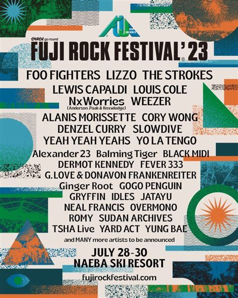 Fuji Rock Festival 2024 Lineup Lindi Perrine