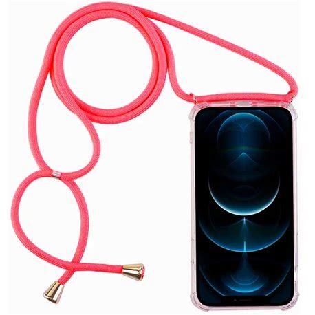 Comprar Funda con cordón iPhone 12 Pro Max Rosa