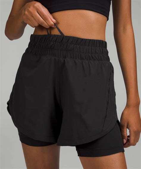 Lululemon Track That In High Rise Short Black Lulu Fanatics