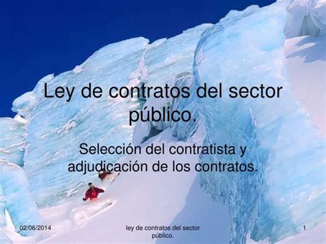 Ppt Ley De Contratos Del Sector P Blico Powerpoint Presentation