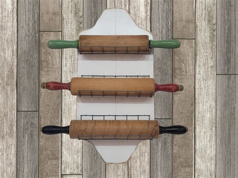 Rolling Pin Holder Wall Display Rack In 2023 Rolling Pin Display