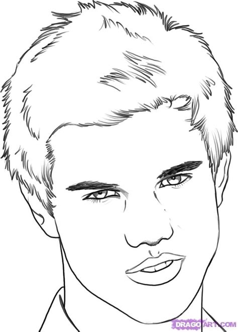 Twilight Jacob Coloring Pages