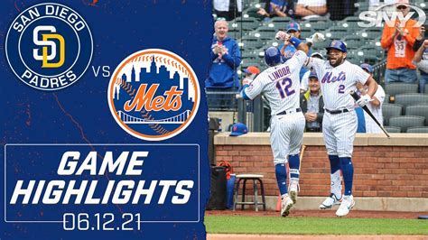 Mets Vs Padres Highlights Stroman Shines Lindor And Villar Go Deep As