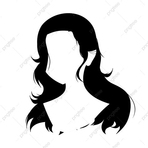 Mantón Pelo Largo Dama Negra Peinado Png Modelado Peluquero Peluquería Png Y Psd Para