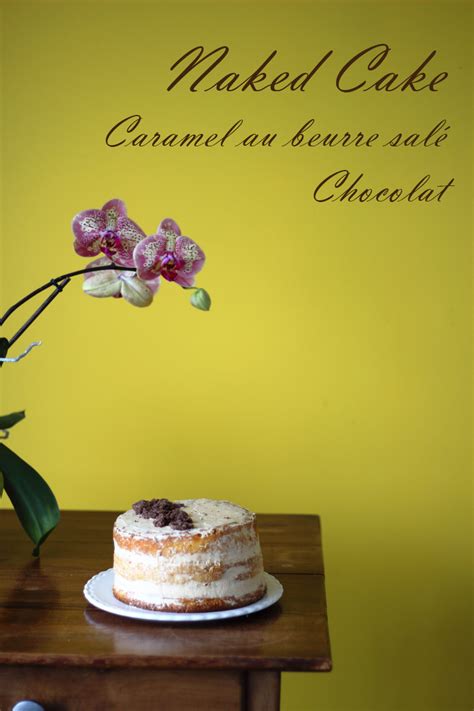 Naked cake caramel et chocolat Ingénieuse Pâtisserie