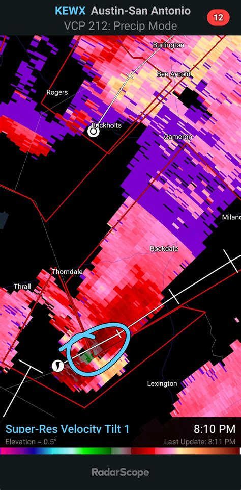 Nws Tornado On Twitter Tornado Warning Including Rockdale Tx Milano