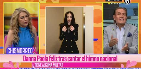 Danna Paola Reacciona A Supuesta Multa Por Entonar Diferente El Himno