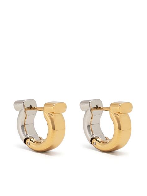 Ferragamo Gancini Hoop Earrings Farfetch