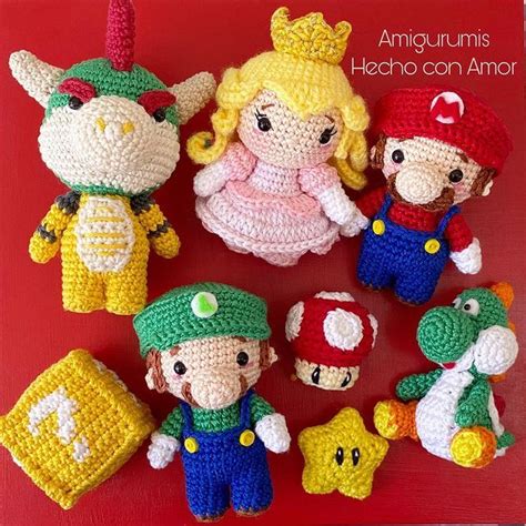 Amigurumis Hecho Con amor no Instagram Colección Mario Bros