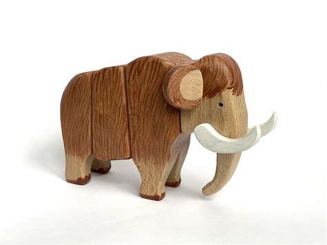 Mammoth Ice Age Wooden Figurine from Poppy Baby Co – Blossom