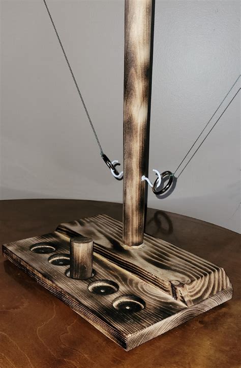 Table Top Ring Toss Game Diy Build Plan Etsy