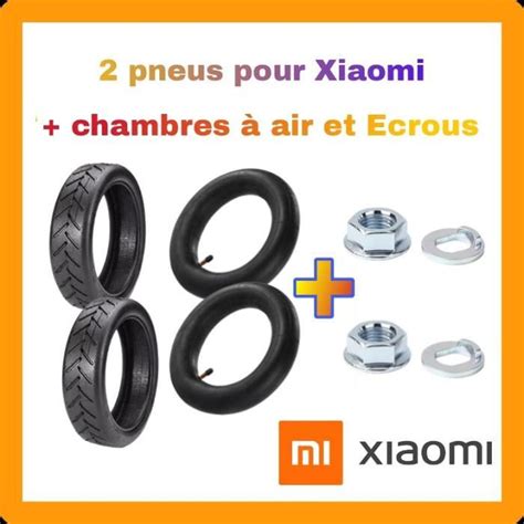 2 Pneus 8 5 pouces xiaomi trottinette électrique M365 PRO 1S Essential