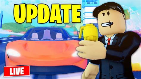 Roblox Jailbreak Live Mclaren Airtail New Update Released Jailbreak March Update Live Youtube