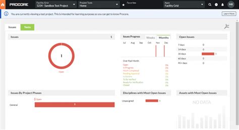 Setting Up Facility Grid Issues Log Synchronization With Procore