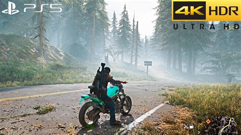 Days Gone Ps5 Hdr Ultra Realistic Heavy Snow Free Roam Mission 4k