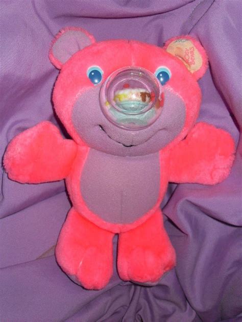 vintage  mini nosy bears shaker goody bear pink ice cream sundae