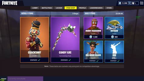 Daily item shop items : FortNiteBR