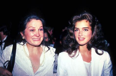 Brooke Shields, mother Teri Shields 1982, Photo by Adam Scull (Brooke ...