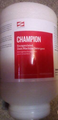 Swisher Champion Encapsulated Heavy Duty Dish Machine Detergent 8 Lb Ebay