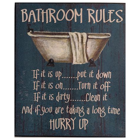 Bathroom Rules The Balloon Store Yeg