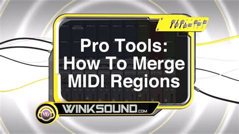 Pro Tools How To Use The MIDI Merge Feature WinkSound YouTube