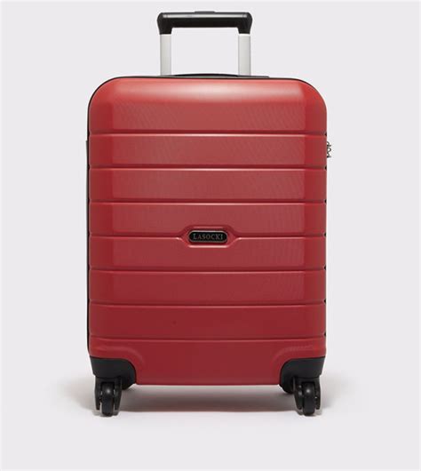 Buy Lasocki Ccc Travel Trolley Luggage Bag In Red 6thstreet Kuwait