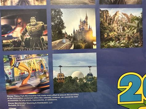 2024 Walt Disney World Calendar Appears Throughout Resort For Purchase ...