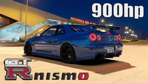 ASSETTO CORSA NISSAN SKYLINE R34 900HP RB26 SOUND MOD YouTube