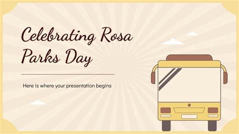 Celebrating Rosa Parks Day Presentation