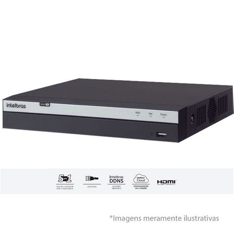 DVR Stand Alone Intelbras MHDX 3116 16 Canais Full HD 1080p Multi HD