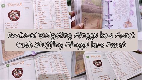 Evaluasi Budgeting Minggu Ke Maret Cash Stuffing Minggu Ke Maret