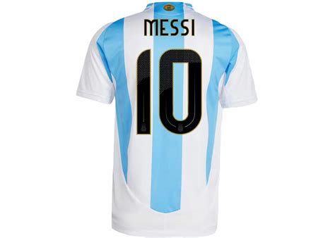 adidas argentina  messi home authentic jersey whiteblue burst