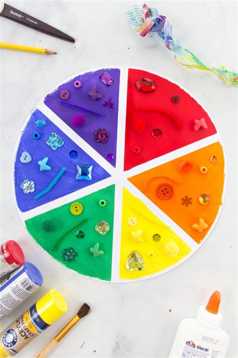 Make a Color Pie Using a Primary Color Wheel for Kids • KAB ...