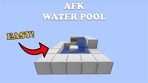 How To Make An AFK Pool In Minecraft, 58% OFF