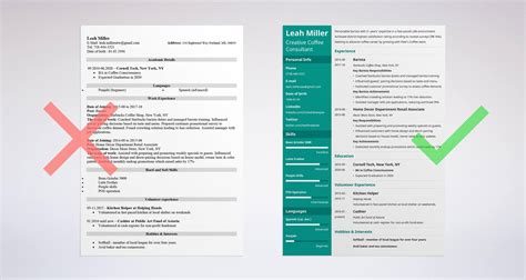 Cv Barista Template Denah