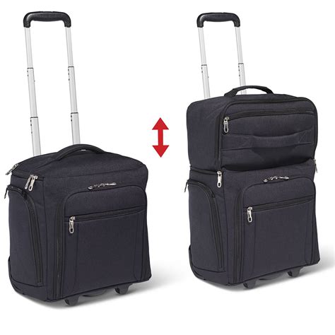 The Expandable Under Seat Carry On Hammacher Schlemmer