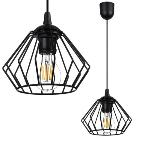 LAMPA WISZĄCA SUFITOWA ŻYRANDOL LOFT BRYLANT DRUT REGULOWANA PLAFON LED