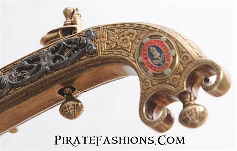 Scottish Murdock Flintlock Pistol Non Firing Replica Pirate Fashions